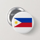 Philippinische Flagge, philippinische Button (Vorne & Hinten)