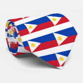 Philippinische Flagge, philippinische Krawatte (Gerollt)