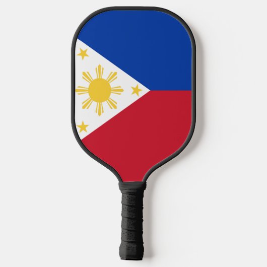 philippinische Flagge Pickleball Schläger (Rückseite)