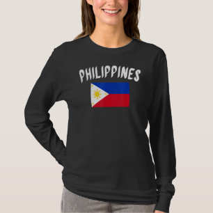 Philippinische Flagge Pinoy Filipino Sun Flag T-Shirt