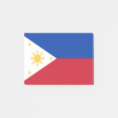 philippinische Flagge Post-it Klebezettel (Vorderseite)