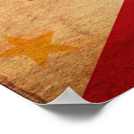 philippinische Flagge Poster (Ecke)