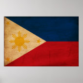philippinische Flagge Poster (Vorne)