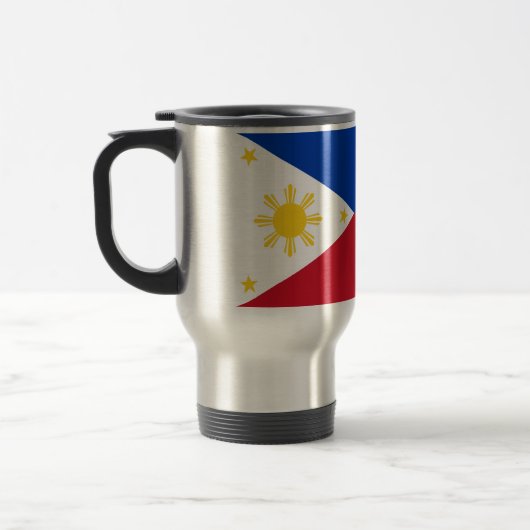 philippinische Flagge Reisebecher (Links)