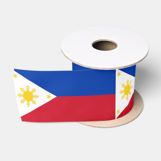 philippinische Flagge Satinband (Spule)