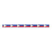 philippinische Flagge Satinband (Vorderseite)