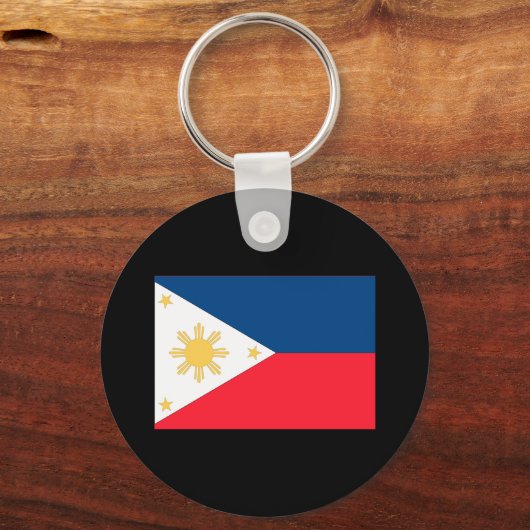 philippinische Flagge Schlüsselanhänger (Vorderseite)