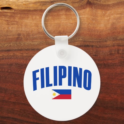 philippinische Flagge Schlüsselanhänger (Vorderseite)