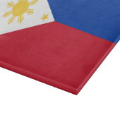 philippinische Flagge Schneidebrett (Ecke)