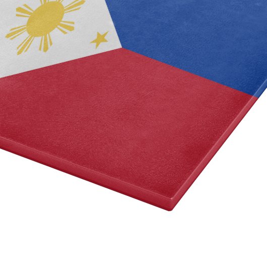philippinische Flagge Schneidebrett (Ecke)