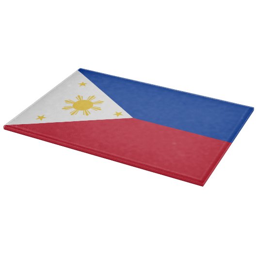 philippinische Flagge Schneidebrett (Ecke)