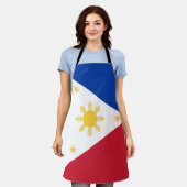 philippinische Flagge Schürze (Getragen)