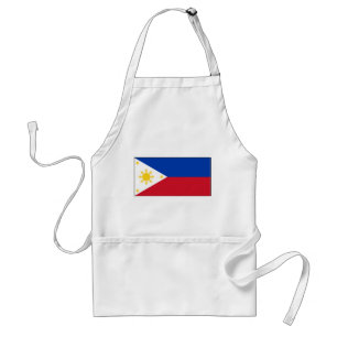 philippinische Flagge Schürze