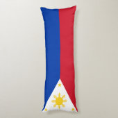 philippinische Flagge Seitenschläferkissen (Rückseite (Vertikal))