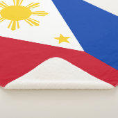 philippinische Flagge Sherpadecke (3/4)