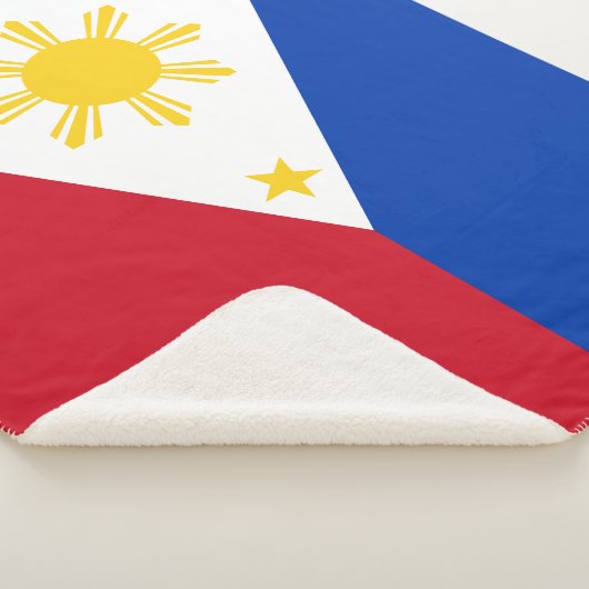 philippinische Flagge Sherpadecke (3/4)