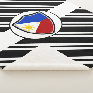 philippinische Flagge Sherpadecke