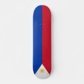 philippinische Flagge Skateboard (Vorne)