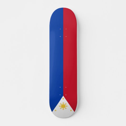philippinische Flagge Skateboard (Vorne)