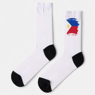 philippinische Flagge Socken