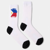 philippinische Flagge Socken (Rechts)