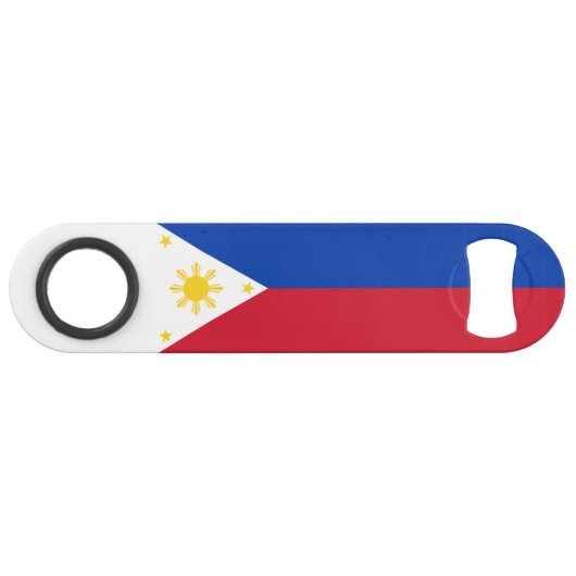 philippinische Flagge Speed Flaschenöffner (Vorderseite (Horizontal))