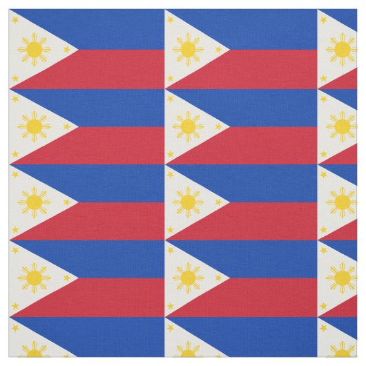 philippinische Flagge Stoff (Muster)