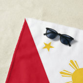philippinische Flagge Strandtuch (Beispiel)