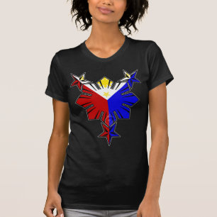 Philippinische Flagge Sun und Stern-Shirt T-Shirt