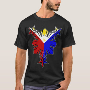 Philippinische Flagge Sun und Stern-Shirt T-Shirt