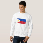philippinische Flagge Sweatshirt (Vorne ganz)