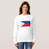 philippinische Flagge Sweatshirt (Vorne ganz)