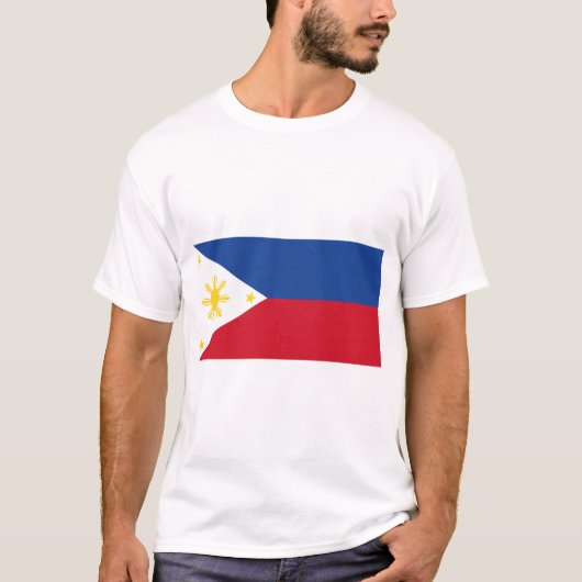philippinische Flagge T-Shirt (Vorderseite)