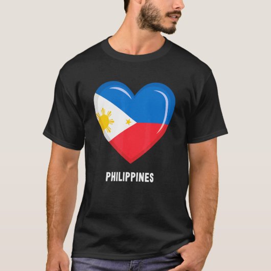philippinische Flagge T-Shirt (Vorderseite)