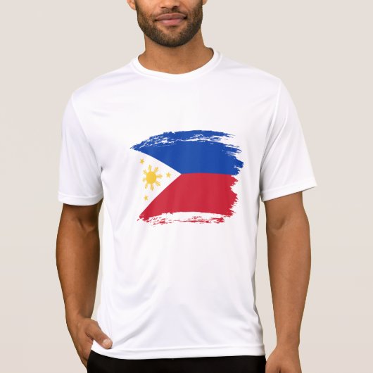 philippinische Flagge T-Shirt (Vorderseite)