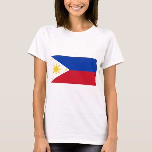 philippinische Flagge T-Shirt (Vorderseite)