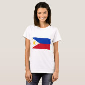 philippinische Flagge T-Shirt (Vorne ganz)