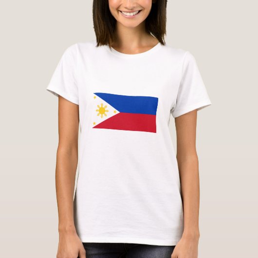 philippinische Flagge T-Shirt (Vorderseite)
