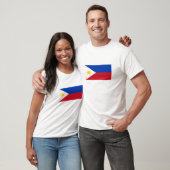 philippinische Flagge T-Shirt (Unisex)
