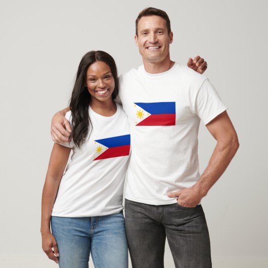 philippinische Flagge T-Shirt (Unisex)