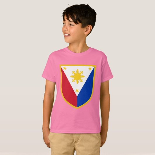 philippinische Flagge T-Shirt (Vorne ganz)