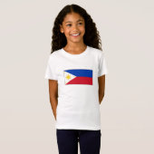 philippinische Flagge T-Shirt (Vorne ganz)