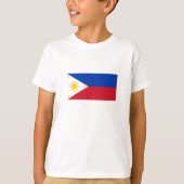 philippinische Flagge T-Shirt (Vorderseite)