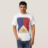 philippinische Flagge T-Shirt (Vorne ganz)
