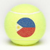 philippinische Flagge Tennisbälle (Rückseite)