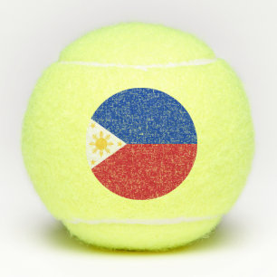 philippinische Flagge Tennisbälle