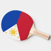 philippinische Flagge Tischtennis Schläger (Seitenansicht)