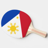 philippinische Flagge Tischtennis Schläger (Seitenansicht)