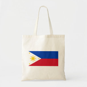 philippinische Flagge Tragetasche