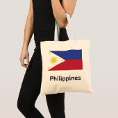 philippinische Flagge Tragetasche (Vorderseite (Produkt))